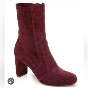 Splendid | Charlie Aubergine Suede Mid Calf Boots Violet / Burgundy Size 10 New